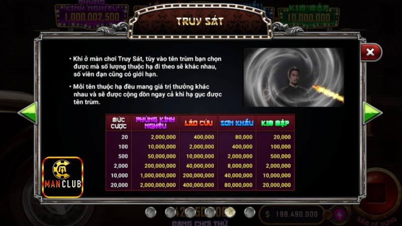 Slot Bến Thượng Hải Manclub: Vui Chơi Có Thưởng Các biểu tượng và payline trong slot Bến Thượng Hải