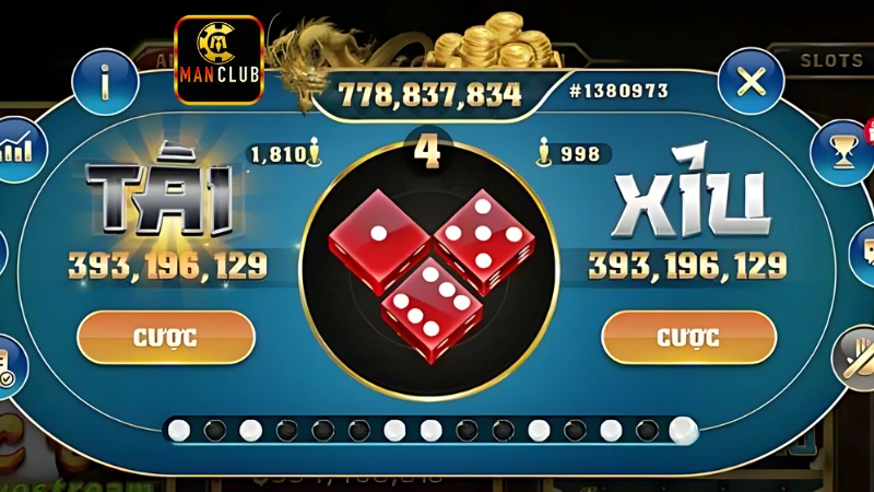 Tài Xỉu Online Manclub: Cơ Hội Làm Giàu Tốt Nhất Cho Bet Thủ Cách chơi Tài xỉu online tại Manclub