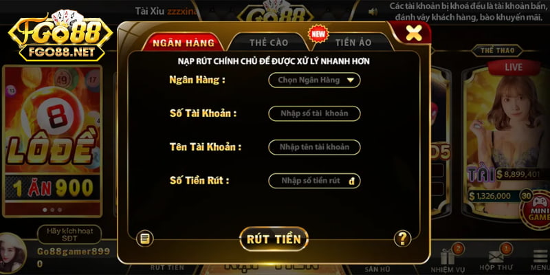 Go 88 Giao dịch được kết nối nhanh và an toàn